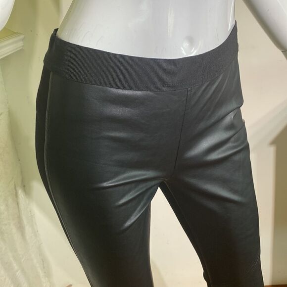 Sam Edelman Faux Leather & Knit Leggings - Picture 9 of 12
